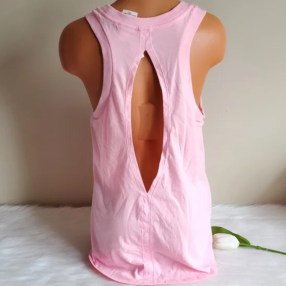 PINK VICTORIA'S SECRET TANK TOP SIZE M - Picture 2 of 4
